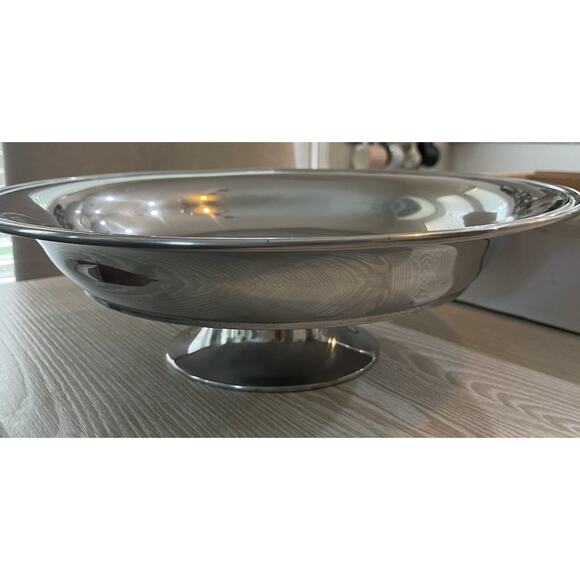 New Reed & Barton Arlington Serverware Collection Serving Tray Bowl Chip/Dip Set - Picture 8 of 12